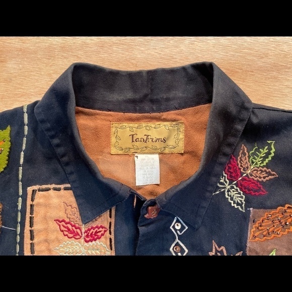 TANTRUMS brand Fall Appliqué Fall Harvest Jacket - Picture 2 of 5